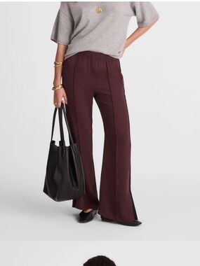 NWT! Madewell Pull on bootcut track pant